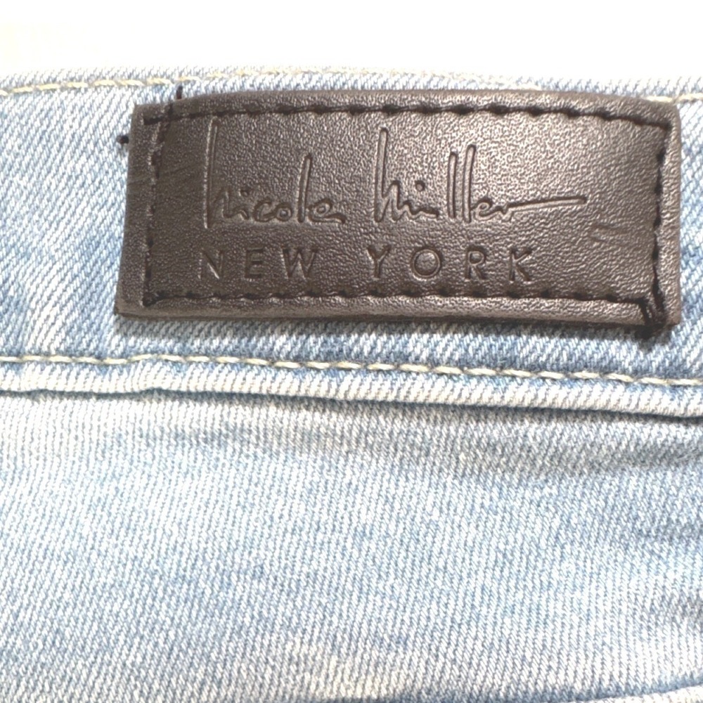 NICOLE MILLER NY Womens‎ Jeans 18 Soho High Rise Slim Straight Cropped Stretch - Picture 5 of 11